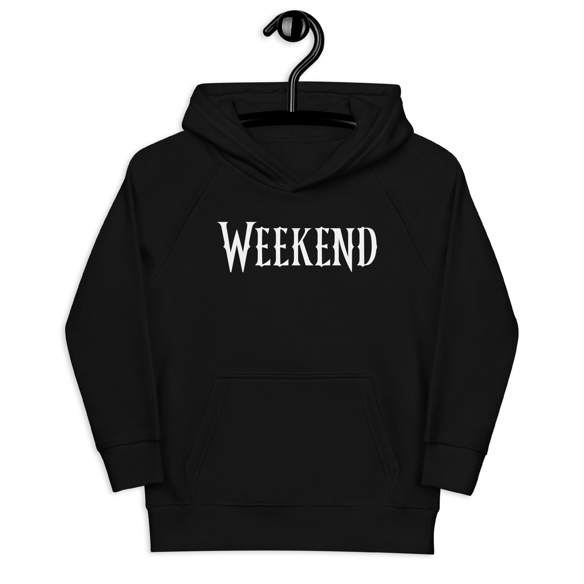 Kids’ parody hoodie – Weekend Children Wearyt