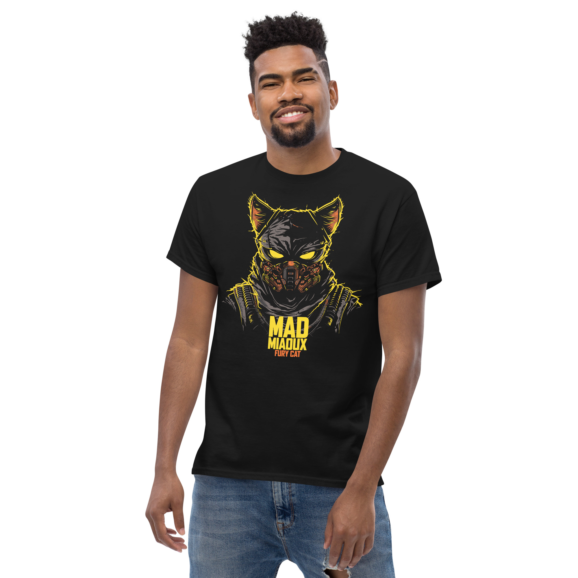 T-shirt – Film – Mad Miaoux – Fury Cat Men's Clothing Wearyt