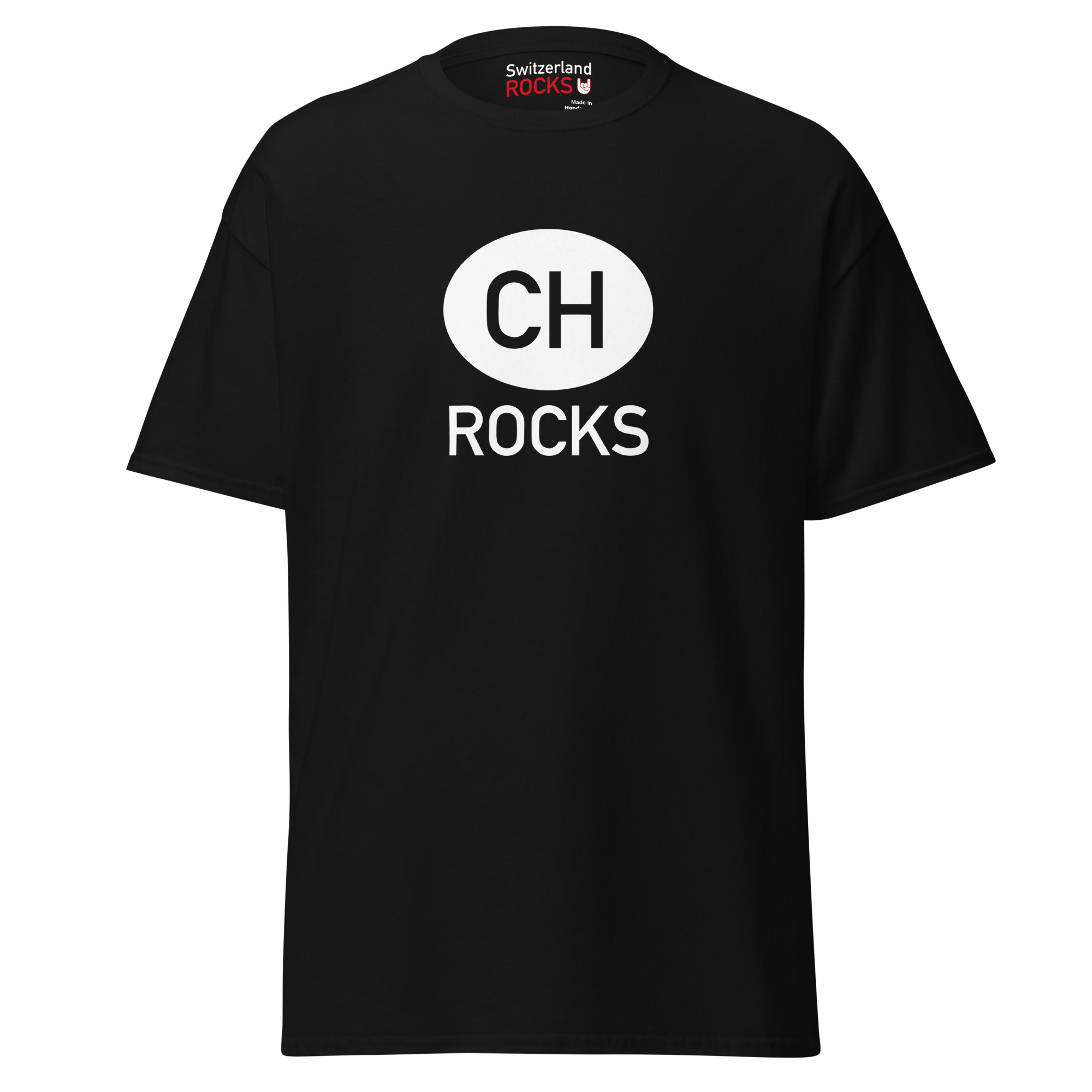 T-shirt noir – Switzerland Rocks – CH Rocks T-Shirts Wearyt