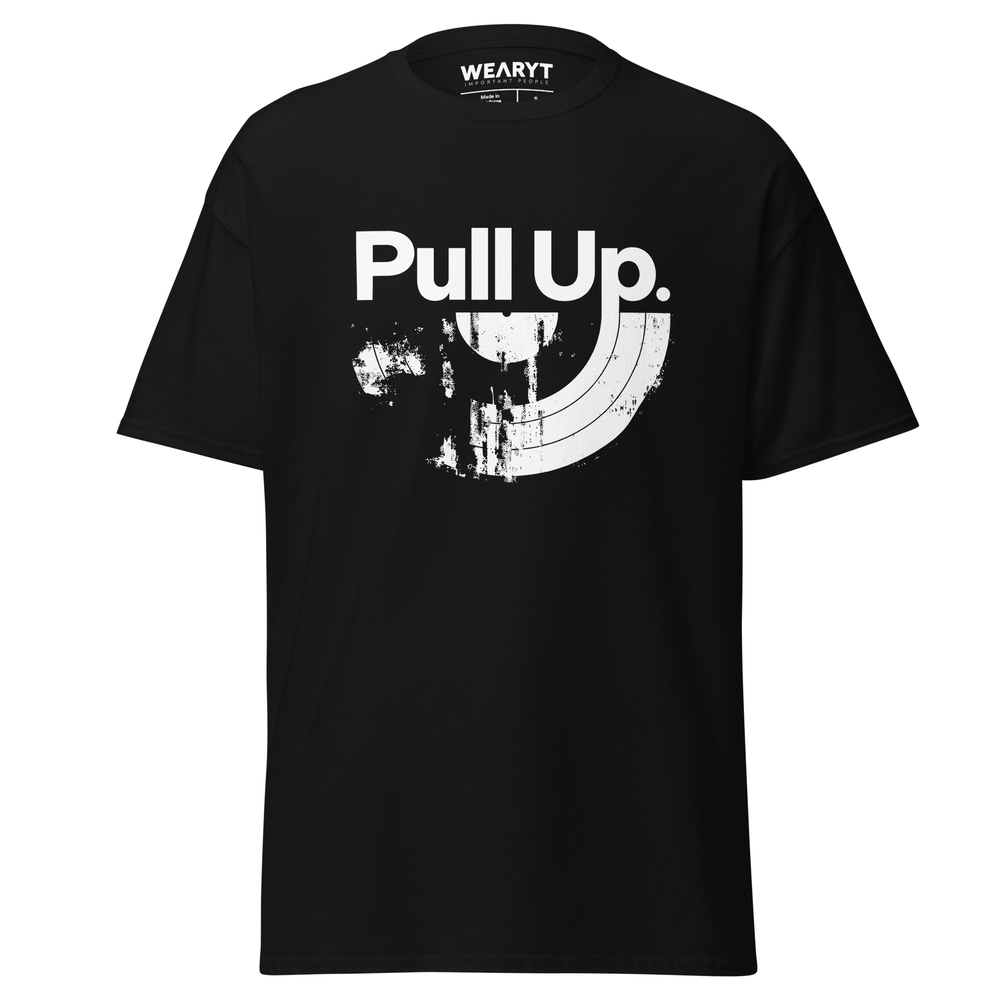 T-shirt – Pull Up – Black Men's Clothing Wearyt