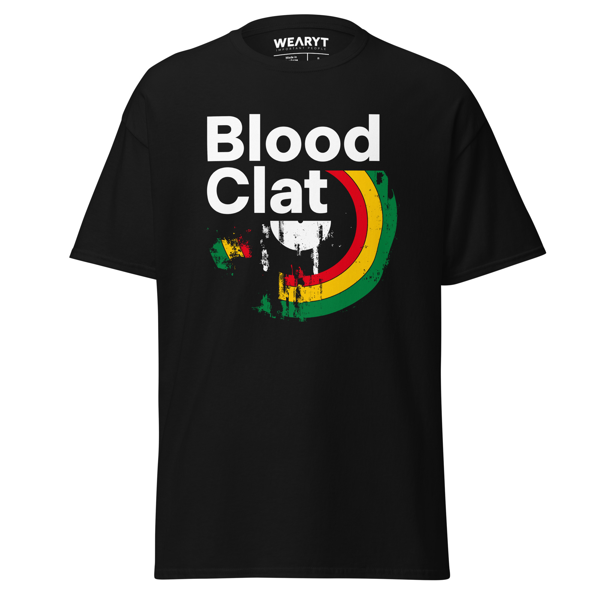 T-shirt – Bloodclat – Black Men's Clothing Wearyt