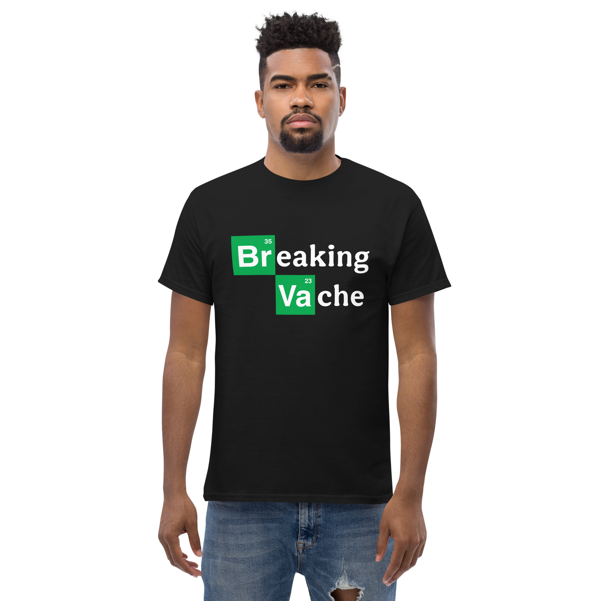 T-shirt – Les Vaudois – Breaking Vache Men's Clothing Wearyt