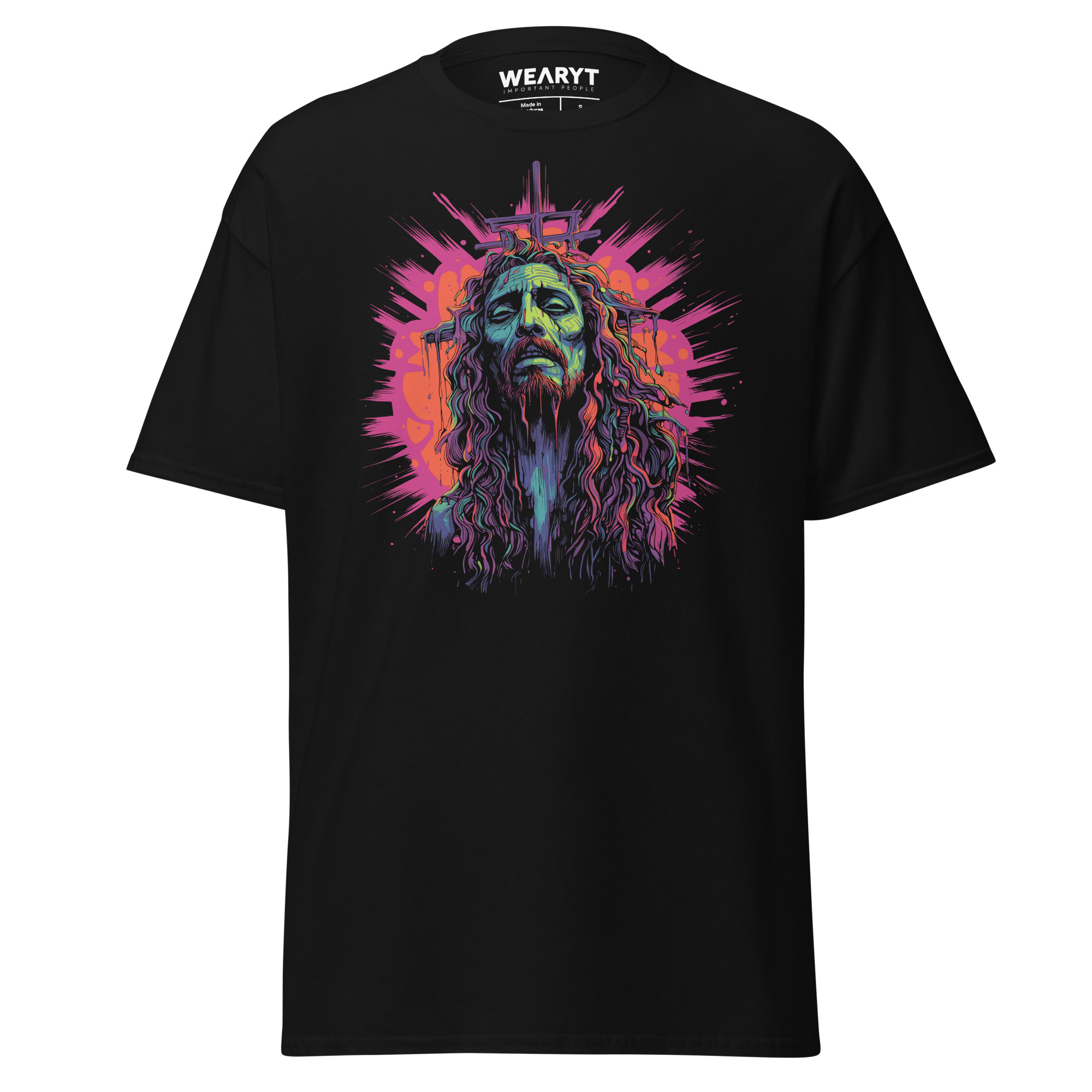 T-shirt – Psychedelic – Jesus Odyssey Men's Clothing Wearyt