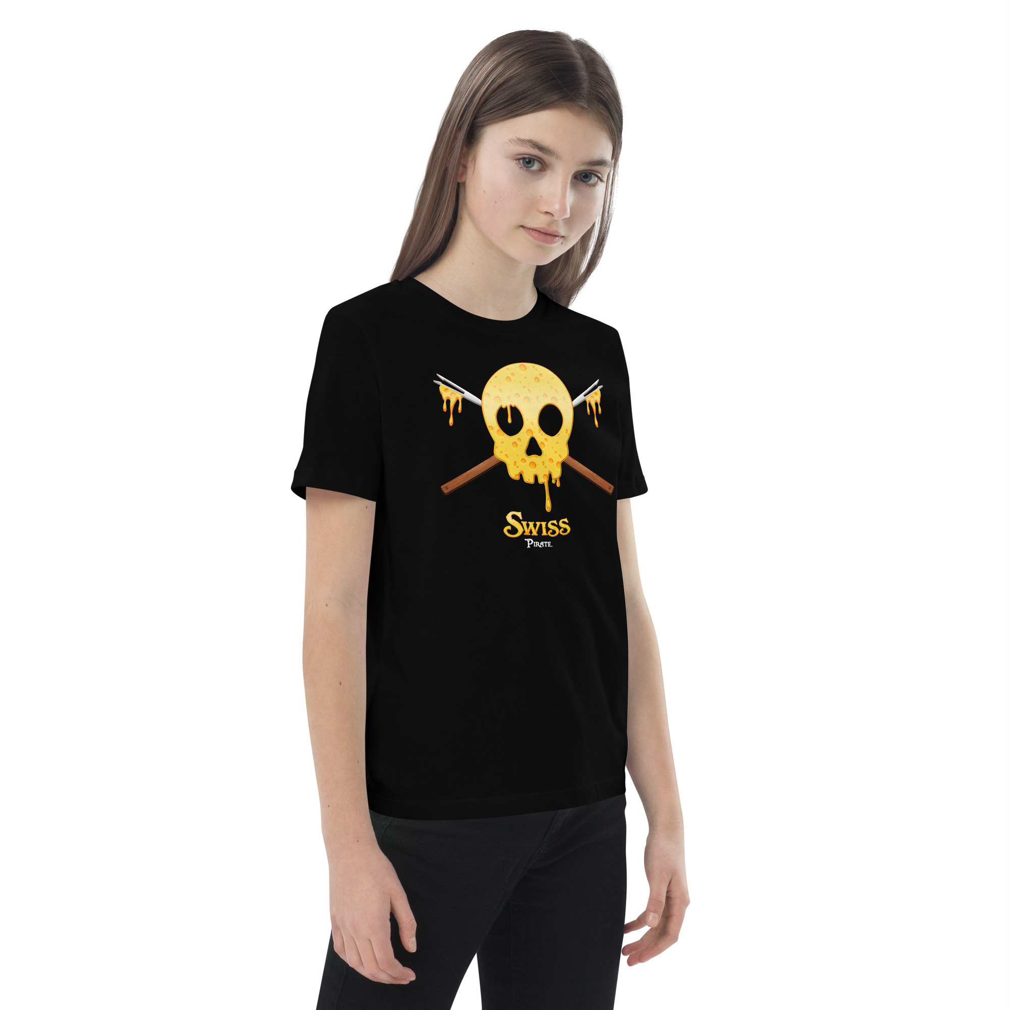 Children’s T-shirt – Switzerland – Swiss Pirate Children Wearyt
