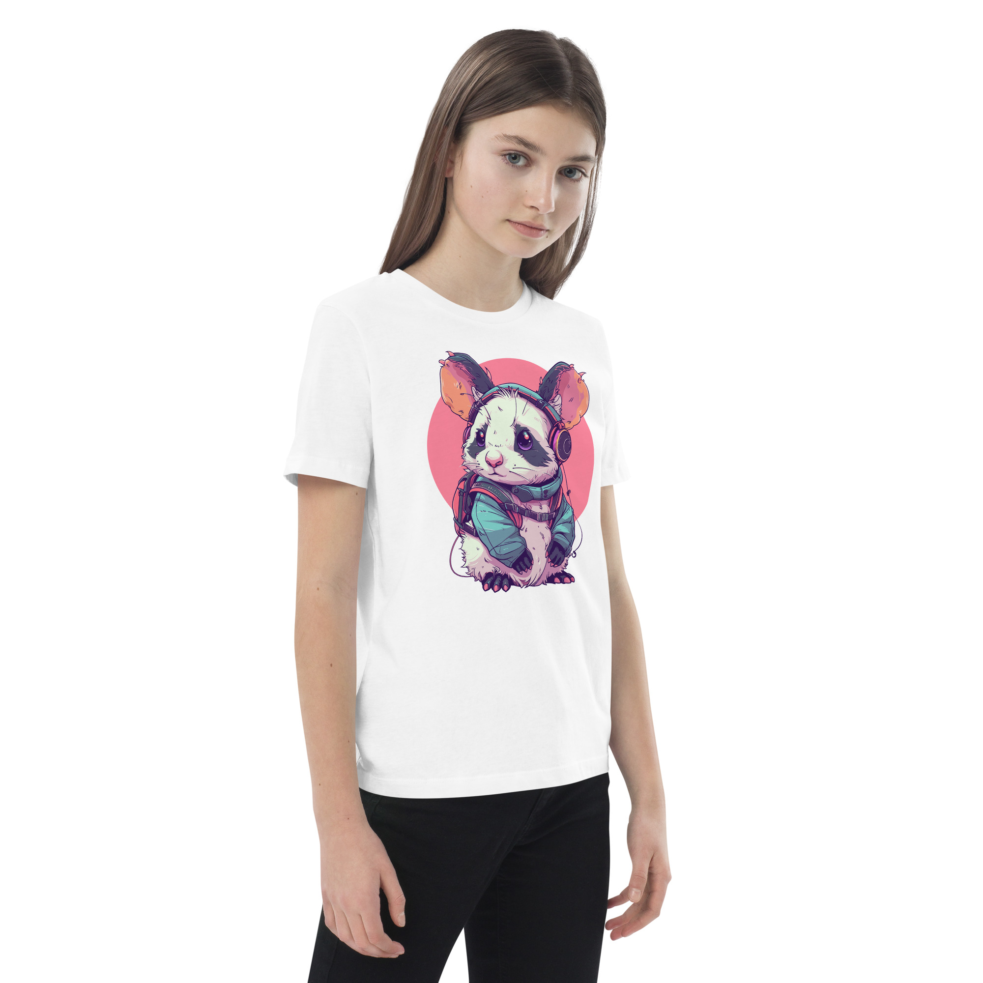 Children’s T-shirt – Souris-panda Children Wearyt