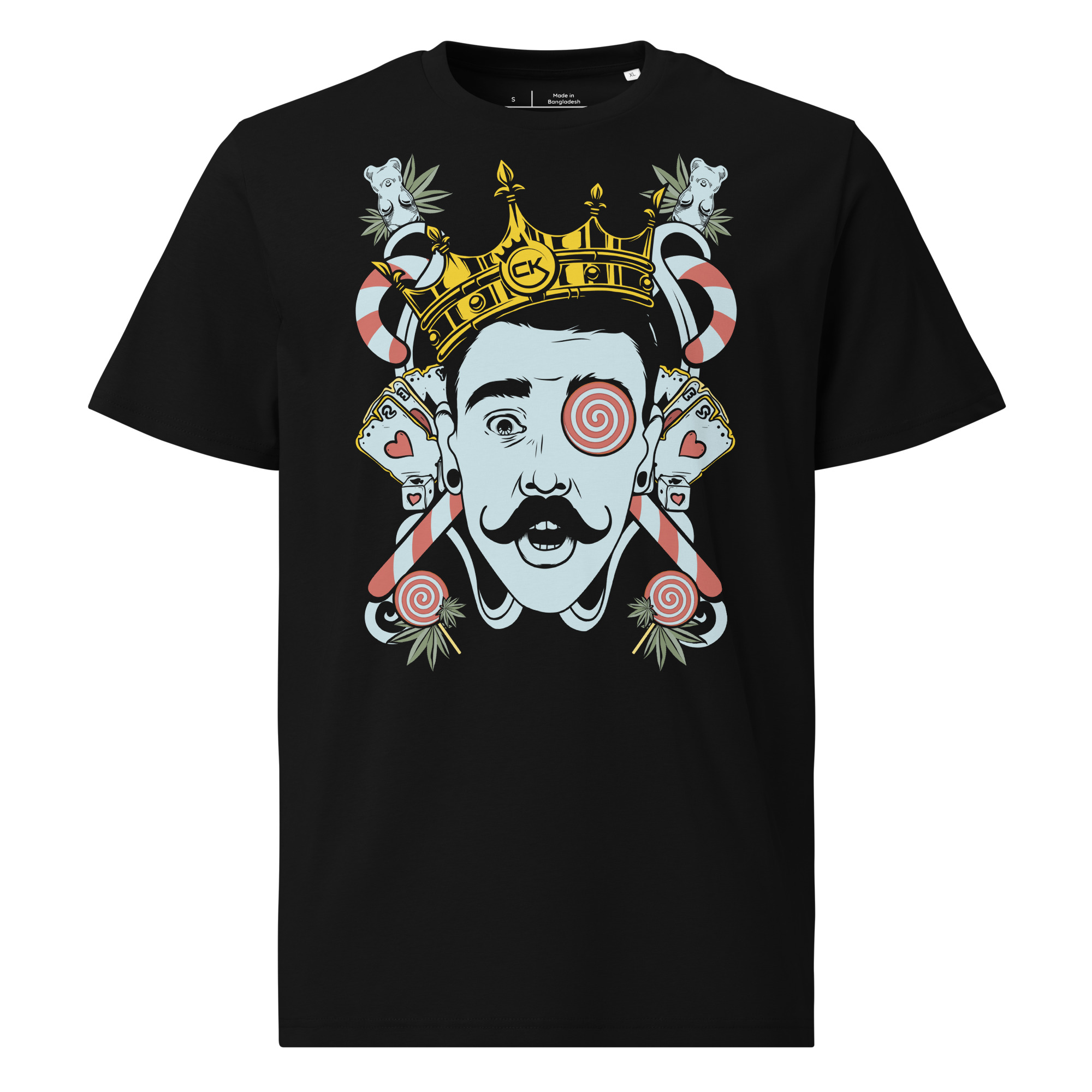 T-shirt – Cannabis King – Candy Zkittlez Men's Clothing Wearyt