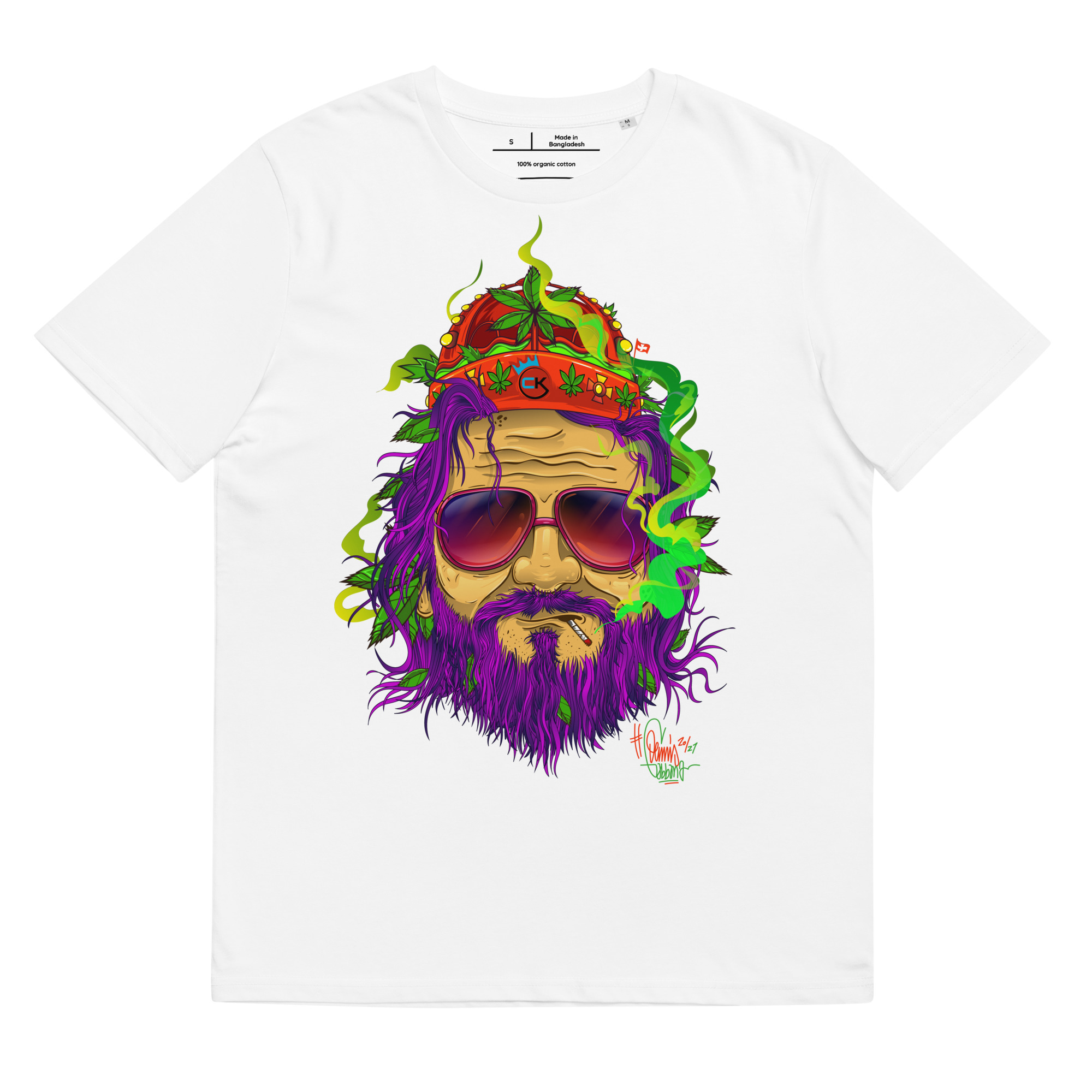 T-shirt – Cannabis King – King Dude Violet Men's Clothing Wearyt
