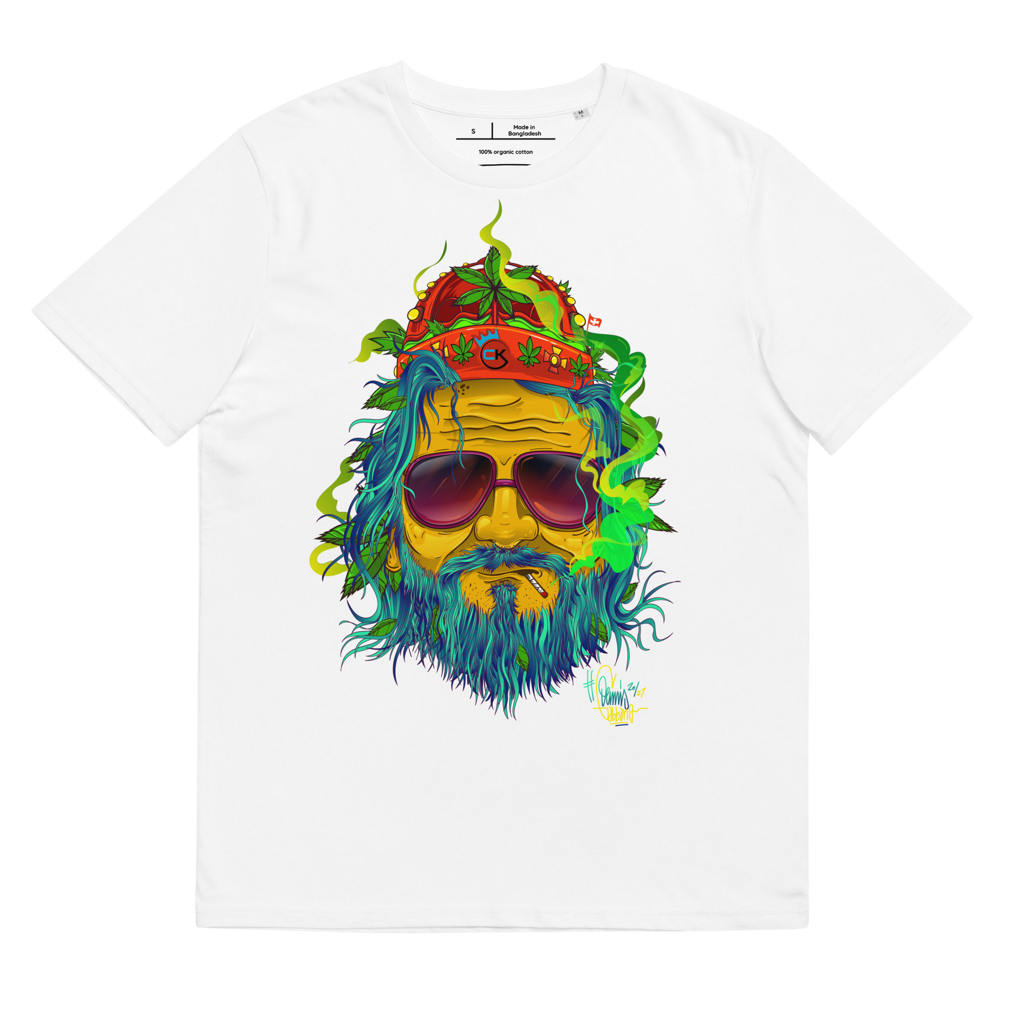 T-shirt – Cannabis King – King Dude Blue T-Shirts Wearyt