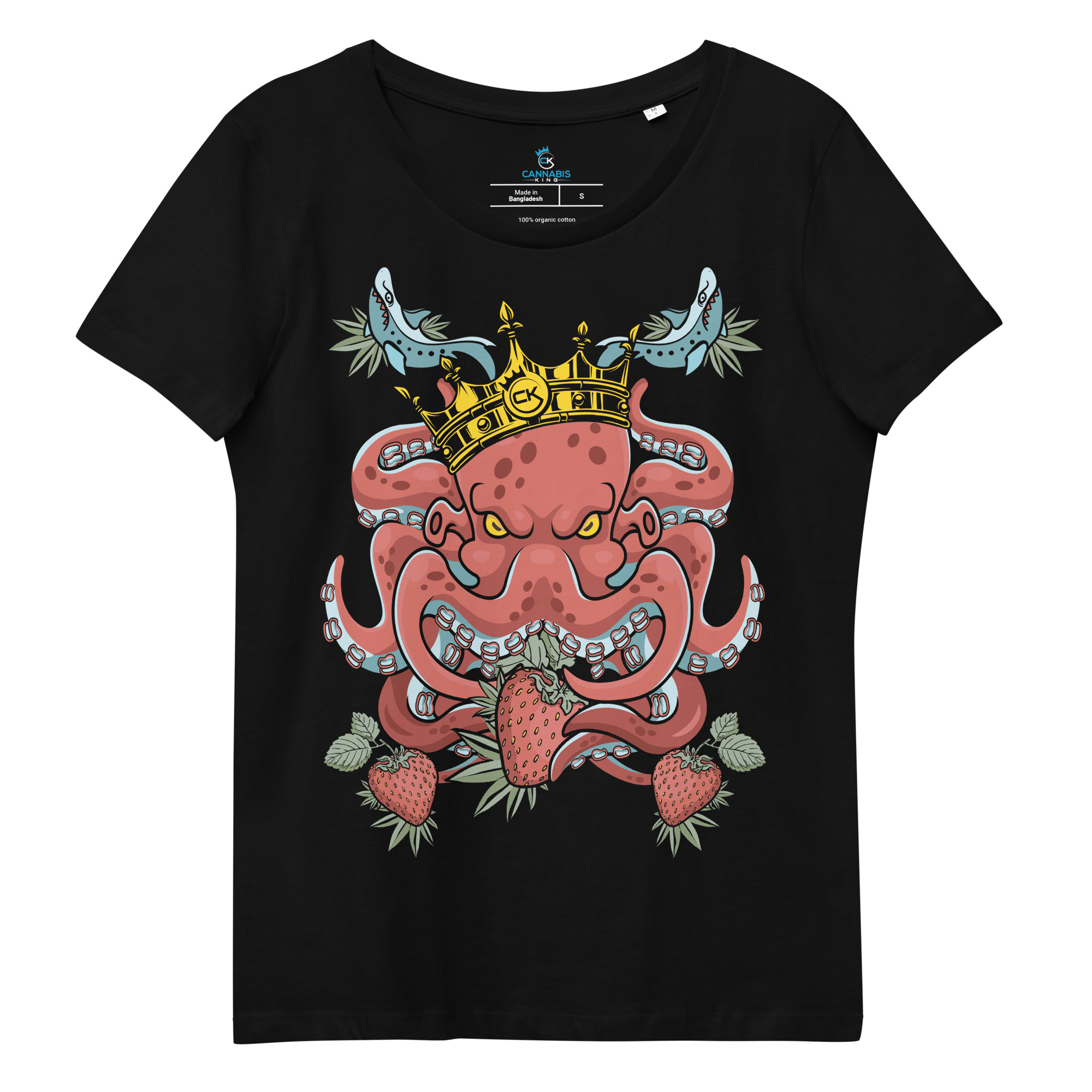 T-shirt femme – Cannabis King – Strawberry Kush T-shirts Wearyt
