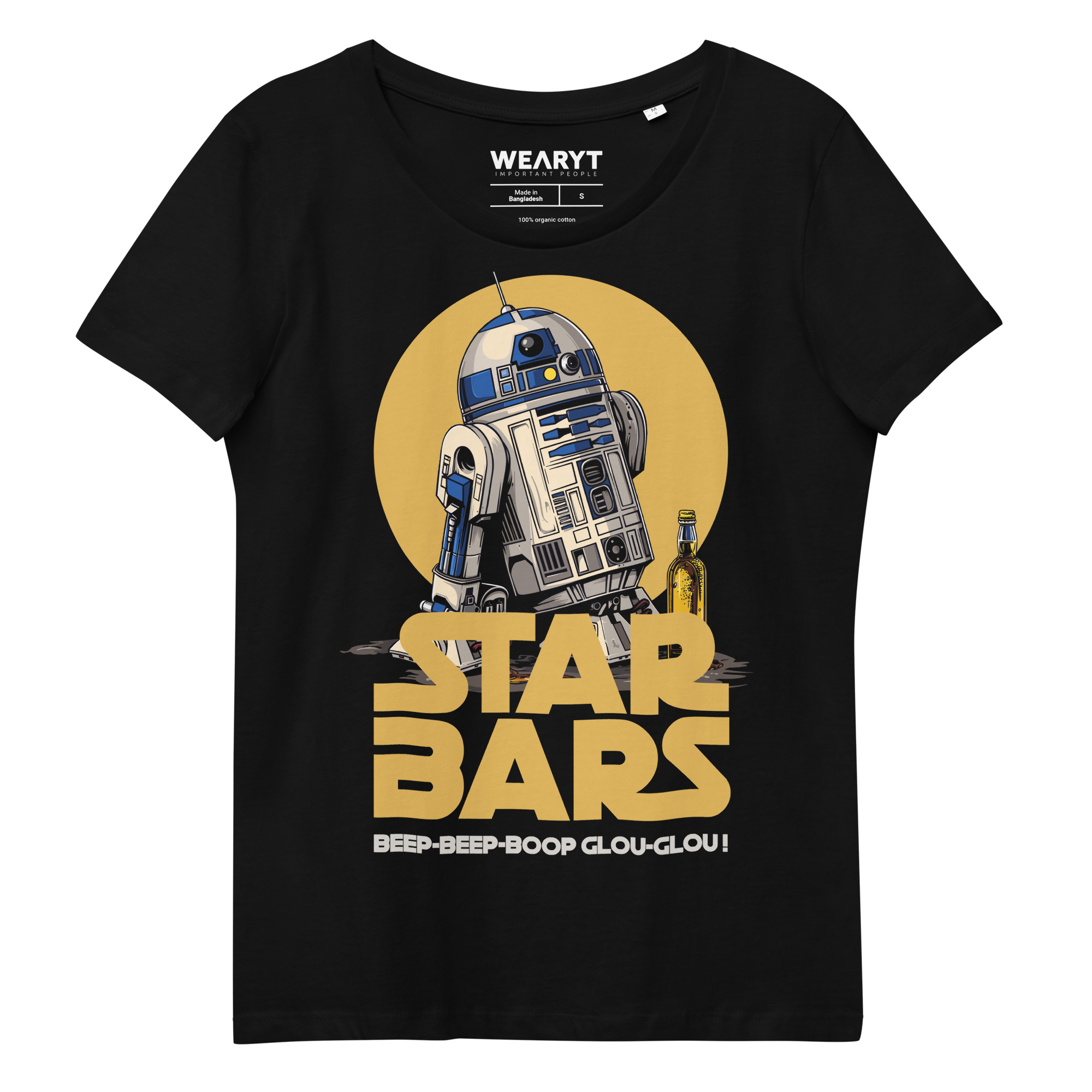 T-shirt femme – Star Bars – Beep-beep-boop Glou-glou T-shirts Wearyt