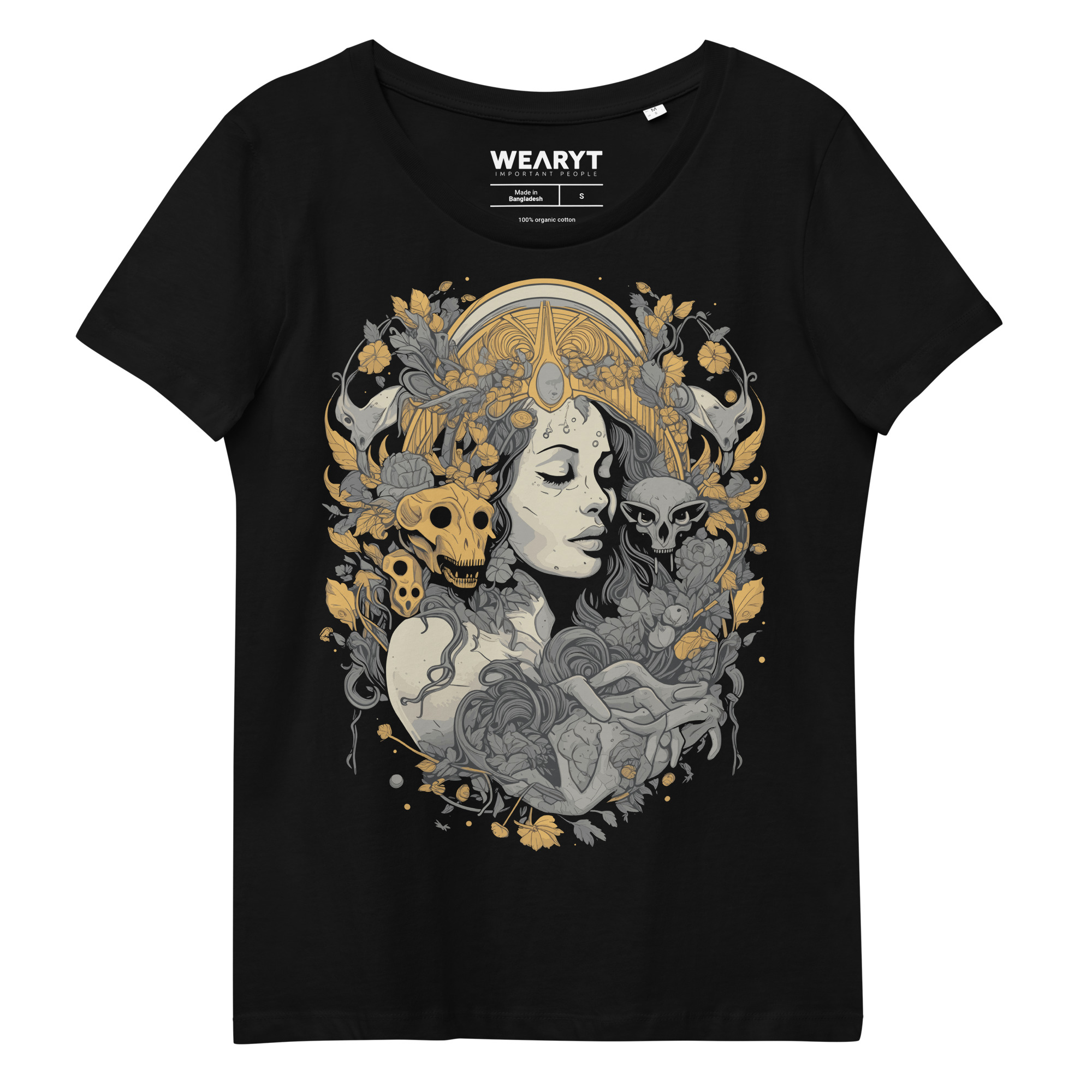 Women’s T-shirt – Dark Beauty – Gothic Muse T-shirts Wearyt