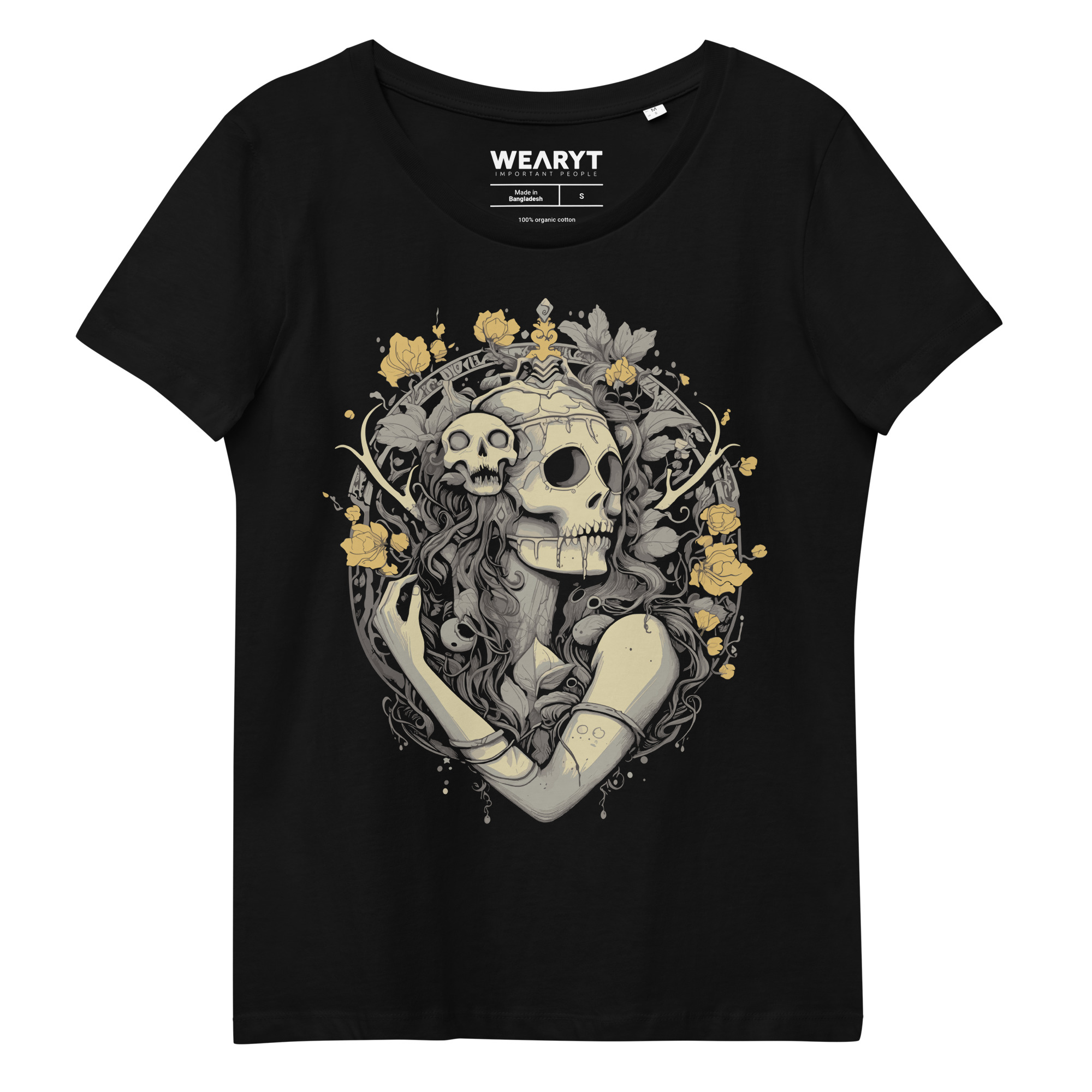 Women’s T-shirt – Dark Beauty – Veiled Whispers T-shirts Wearyt