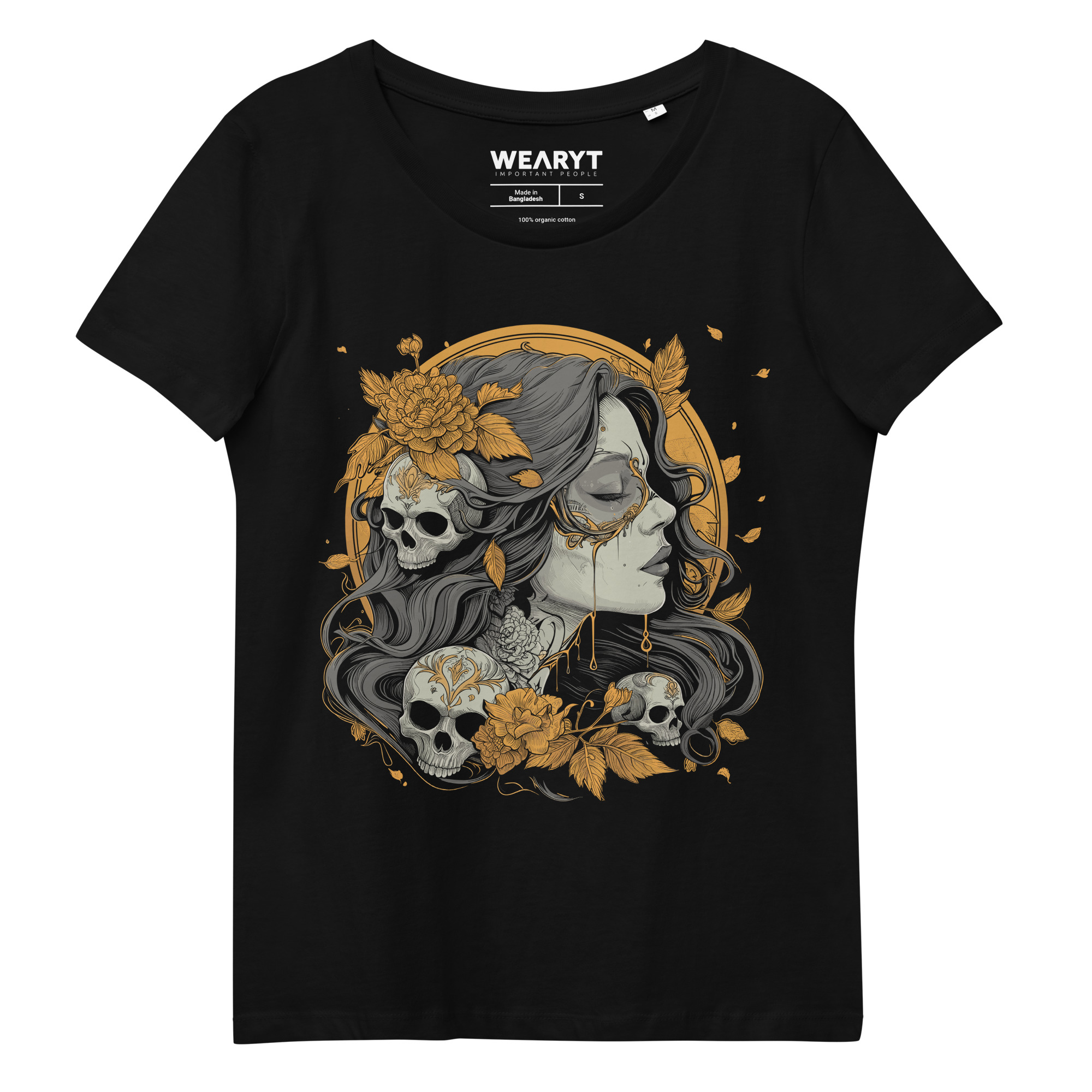 Women’s T-shirt – Dark Beauty – Macabre Serenity T-shirts Wearyt
