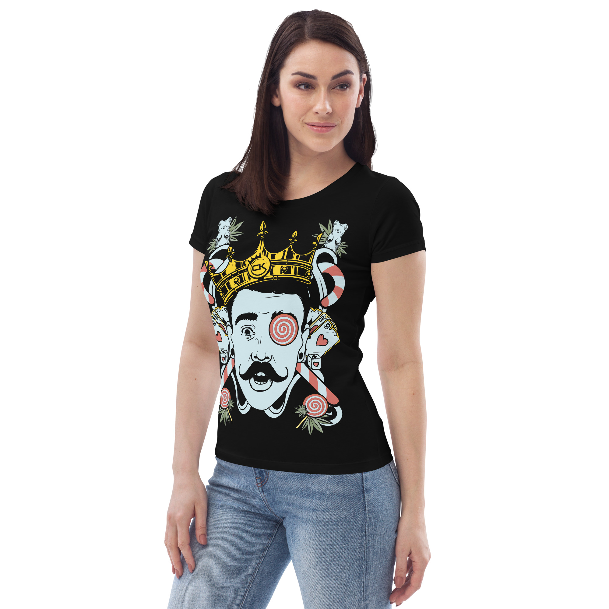 Women’s T-shirt – Cannabis King – Candy Zkittlez T-shirts Wearyt